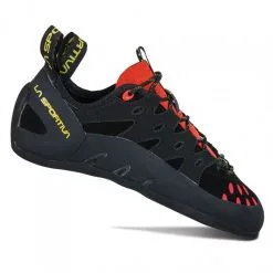 La Sportiva Men's Tarantulace Climbing Shoes - Black/Poppy