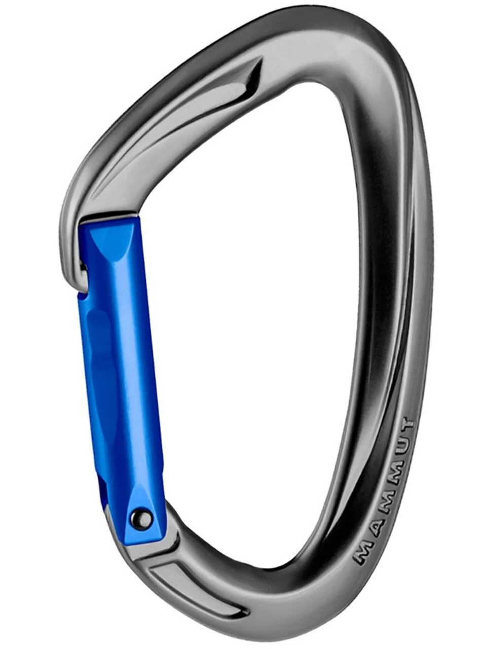 Mammut Crag Keyloock Carabiner - Silver/Blue Gate