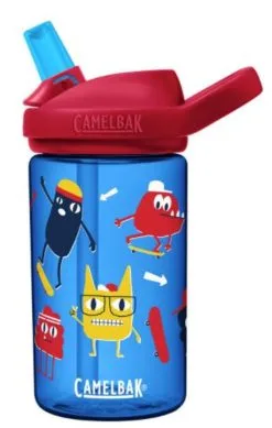 Camelbak Eddy+ Kid's 14oz Bottle W/Tritan Renew - Skate Monsters