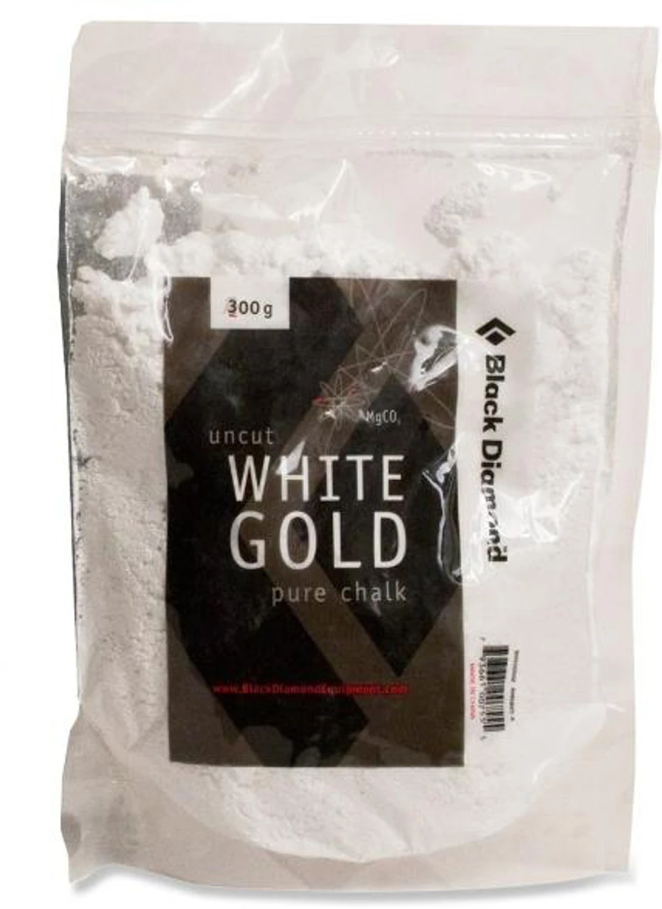 Black Diamond Uncut White Gold Pure Loose Chalk - 300 Grams - Multi