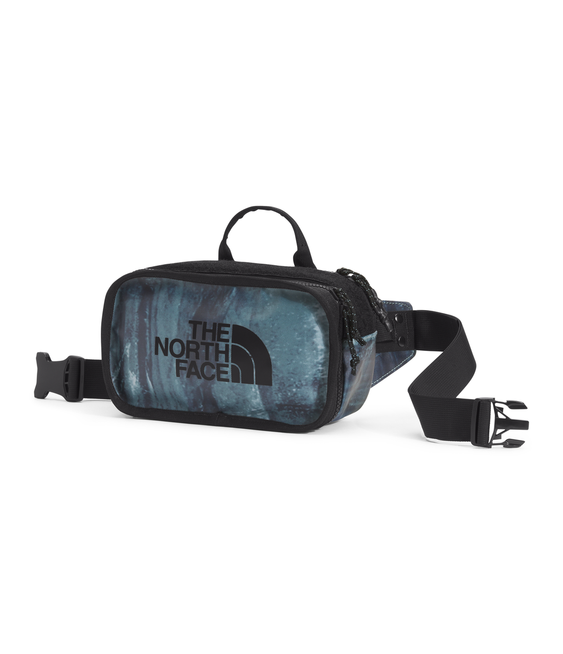 The North Face Explore BLT Lumbar Pack - Goblin Blue Granitic Rock Print/TNF Black - Image 2
