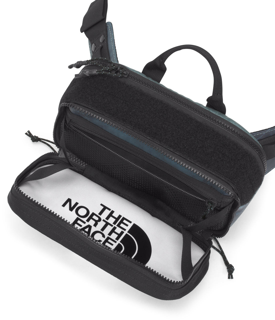 The North Face Explore BLT Lumbar Pack - Goblin Blue Granitic Rock Print/TNF Black - Image 3