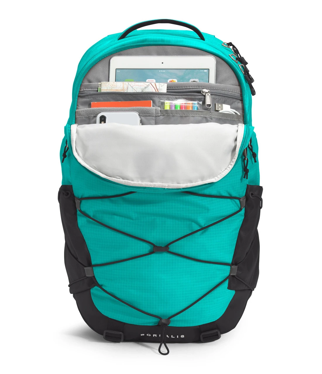 The North Face Men's Borealis Backpack - Porcelain Green/TNF Black - Image 5