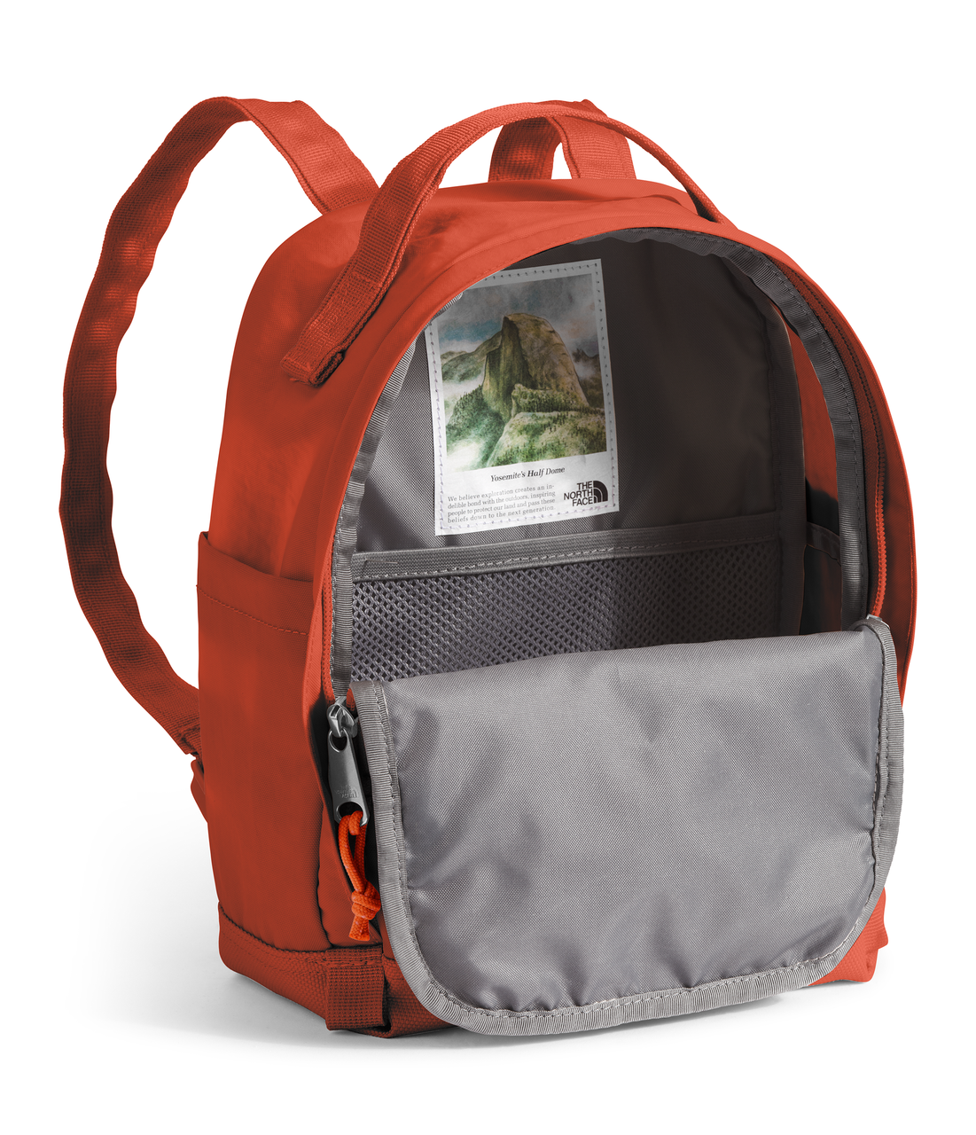 The North Face Berkeley Mini Backpack - Rusted Bronze/Dusty Coral Orange - Image 3