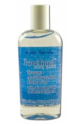 PureTouch Instant Anti-Bacterial Hand Gel With Moisturizer (4 Oz) - Clear