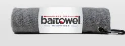 Fishing Towel With Clip - Gray