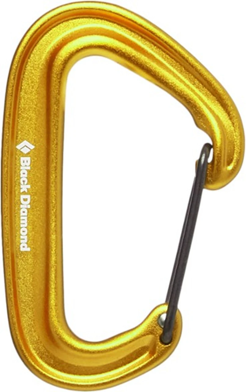 Black Diamond Miniwire Carabiner - Yellow
