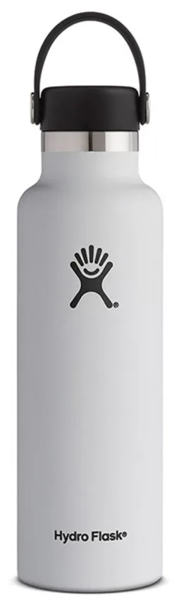 Hydro Flask 21 Oz Standard Mouth Water Bottle - White